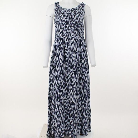 Calvin Klein Women's Sleeveless Printed Shirred - Picture 2 of 5